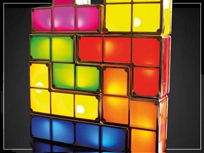 Regalos originales para Navidad: Lámpara Tetris